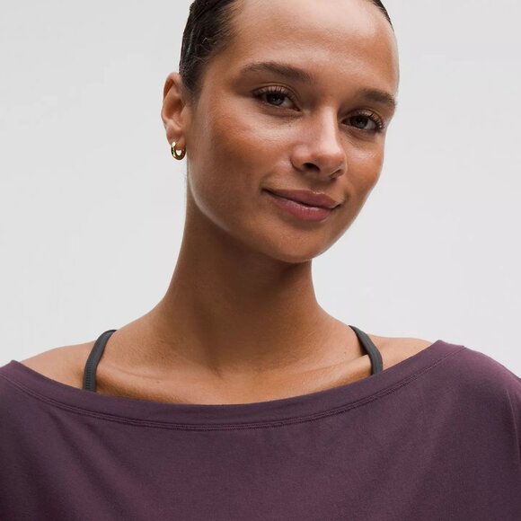 BeCalm Oversized Boatneck Long-Sleeve Shirt - Picture 4 of 4